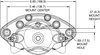 120-14876 D154-R Single Piston Floater - image 2
