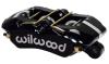 Forged DynaPro Low-Profile 4 Piston Billet Caliper [Black] 1.380 in. / 1.380 in. Piston Bore Sizes - image 1