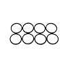 130-17062 Caliper Square Ring and Dust Seal Kit - image 1