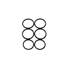 130-17374 Caliper Square Ring Kit - image 1
