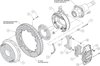 AERO4 Big Brake Rear Parking Brake Kit Rear End: Large Chevy C10 Flange - image 3