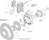 Dynapro Low-Profile Rear Parking Brake Kit Rear End Axle: Big Ford (New Style) Flange - image 3
