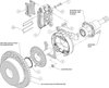 Dynapro Low-Profile Rear Parking Brake Kit Rear End Axle: Big Ford (New Style) Flange - image 3