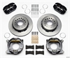 Dynapro Low-Profile Rear Parking Brake Kit Rear End Axle: 1955-1957 Chevy Flange - image 1