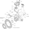 Combination Parking Brake Caliper Rear Brake Kit 2011-2014 Ford Fiesta - image 3