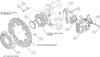 Combination Parking Brake Caliper Rear Brake Kit 2006-2012 Honda Civic Si - image 3