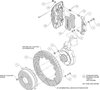AERO4 Big Brake Rear Brake Kit for OE Parking Brake 2006-2013 BMW 128i/135i/323i/325i/328i/330i/335i - image 3