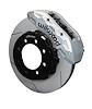 TX6R Truck Front Brake Kit for 1999-2012 Ford F-250/2005-2012 F-350 with Clear Anodized Finish Calipers - image 1