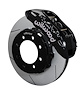 TX6R Truck Front Brake Kit for 1999-2012 Ford F-250/2005-2012 F-350 with Black Finish Calipers - image 1