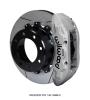 TX6R Truck Rear Brake Kit for 2005-2012 Ford F-250/2005-2012 F-350 with Clear Finish Calipers - image 1