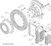 TX6R Truck Front Brake Kit for 2005-2012 Ford F-250/2005-2012 F-350 with Red Finish Calipers - image 3