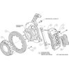 TX6R Truck Front Brake Kit for 2011-2015 Chevy/GMC 2500/3500 with Clear Finish Calipers - image 3