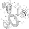 TX6R Truck Rear Brake Kit for 2007-2010 Chevy/GMC 2500, 2007-2013 Suburban/Yukon with Clear Finish Calipers - image 3