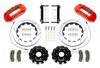 TX6R Big Brake Front Brake Kit for Select GM Pickup Truck/SUV 1500, 16 in. GT Slotted Rotors [Red Powder-Coated Calipers] - image 2
