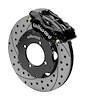 Forged Dynalite Big Brake Front Hat Kit 1967-1976 Triumph TR4, TR250, TR6