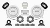 Forged Dynalite Big Brake Front Hat Kit 1967-1976 Triumph TR4, TR250, TR6 - image 2