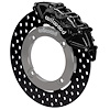 16626-D UTV6 Front Brake Kit Fits Select Honda Talon 1000R, 1000X, 1000X-4 [Black 6-Piston Calipers w/Black Drilled Rotors]