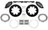 16626 UTV6 Front Brake Kit Fits Select Honda Talon 1000R, 1000X, 1000X-4 [Black 6-Piston Calipers w/ Black Solid Rotors] - image 2