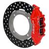 16627-DR UTV4 Rear Brake Kit fits Select Honda Talon 1000R, 1000X, 1000X-4 [Red 4-Piston Calipers w/Black Drilled Rotors] - image 1