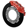 16628-R UTV6 Front Brake Kit fits Select Can-Am Maverick X3 [Red 6-Piston Calipers w/Black Solid Rotors]
