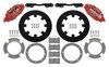 16628-R UTV6 Front Brake Kit fits Select Can-Am Maverick X3 [Red 6-Piston Calipers w/Black Solid Rotors] - image 2