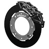 16628 UTV6 Front Brake Kit fits Select Can-Am Maverick X3 [Black 6-Piston Calipers w/ Black Solid Rotors]