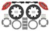 16629-DR UTV4 Rear Brake Kit fits Select Can-Am Maverick X3 [Red 4-Piston Calipers w/ Black Drilled Rotors] - image 2