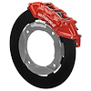 16632-R UTV6 Front Brake Kit fits Select Polaris RZR XP 1000, XP 4 1000, RS1 [Red 6-Piston Calipers w/ Black Solid Rotors]