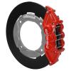 16633-R UTV6 Rear Brake Kit fits Select Polaris RZR XP 1000, XP 4 1000, RS1 [Red 6-Piston Calipers w/ Black Solid Rotors]