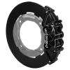 16633 UTV6 Rear Brake Kit fits Select Polaris RZR XP 1000, XP 4 1000, RS1 [Black 6-Piston Calipers w/ Black Solid Rotors]