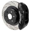 TX4R Big Rear Brake Kit for 1999-2018 GM Trucks, SUVs (Black Calipers w/Drilled, Slotted Rotors) - image 1