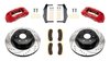 TX4R Big Rear Brake Kit for 1999-2018 GM Trucks, SUVs (Red Calipers w/Drilled, Slotted Rotors) - image 2