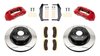 TX4R Big Rear Brake Kit for 1999-2018 GM Trucks, SUVs (Red Calipers w/Slotted Rotors) - image 2
