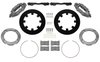17038 UTV6 Front Brake Kit (Race) for Honda Talon 1000R, 1000X, 1000X-4 [Clear Anodized 6-Piston Calipers, Black Solid Rotors] - image 2