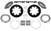 17039 UTV4 Rear Brake Kit (Race) for Honda Talon 1000R, 1000X, 1000X-4 [Clear Anodized 4-Piston Calipers, Black Solid Rotors] - image 2