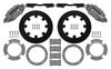 17040 UTV6 Front Brake Kit (Race) for Can-Am Maverick X3 [Clear Anodized 6-Piston Calipers, Black Solid Rotors] - image 2