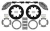 17041 UTV4 Rear Brake Kit (Race) for Can-Am Maverick X3 [Clear Anodized 4-Piston Calipers, Black Solid Rotors] - image 2