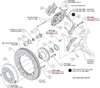 140-17088-D Forged Narrow Superlite 6R Big Brake Front Brake Kit (Hub) - image 3