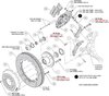 140-17089-D Forged Narrow Superlite 6R Big Brake Front Brake Kit (Hub) - image 3