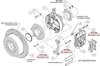 140-17120-D Forged Dynapro Low-Profile Rear Parking Brake Kit for Select 1978-1988 GM Cars w/7.625 in. Rear Axle (Black) - image 3