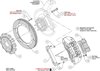 140-17389 Tactical Xtreme TX6R Six-Piston 16 in. Front Big Brake Kit fits Select RAM 1500 TRX [Black] - image 3