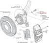140-17557-R AERO6-DM Direct-Mount Truck Front Brake Kit - image 3