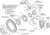 140-18045-D Forged Narrow Superlite 4R Big Brake Rear Electronic Parking Brake Kit - image 3