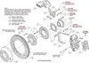 140-18045 Forged Narrow Superlite 4R Big Brake Rear Electronic Parking Brake Kit - image 3