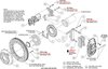 140-18153 AERO4 Big Brake Rear Electronic Parking Brake Kit - image 3