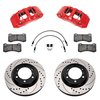 Brake Conversion Kit for 2024-2025 Toyota Tacoma [13.380 in, SRP Drilled & Slotted, Red Powder Coat] - image 1