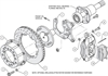 Forged Dynalite Pro Series Brake Kit Rear End: Mopar 8-3/4" & 9-3/4" / Dana 60 - image 1