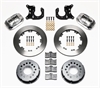 Forged Dynalite Pro Series Brake Kit Rear End: Big Ford New Style Flange - image 1