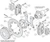 Forged Dual Caliper Dynalite Rear Drag Brake Kit Rear End: Symmetrical End Flange - image 3