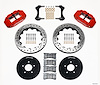 SL6R BB Front Kit-Drilled-Red 1994-2004 Mustang - image 1